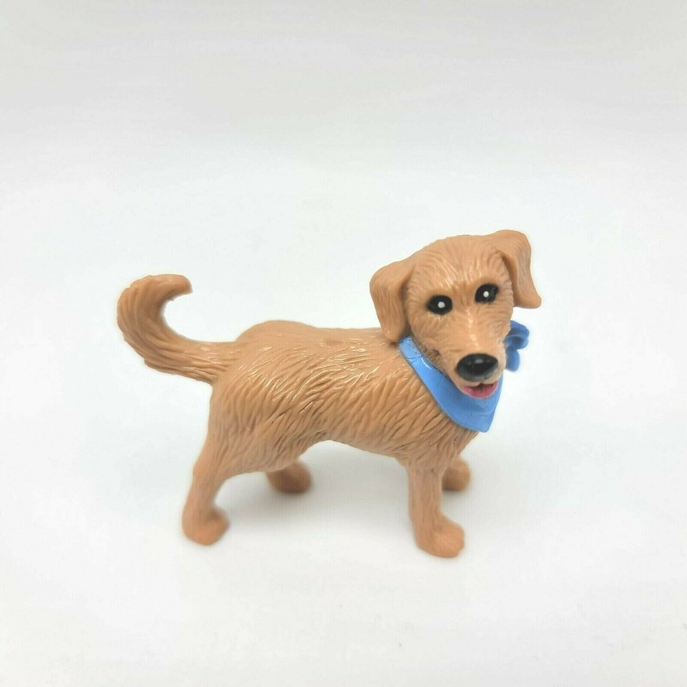 Fisher Price Dollhouse Loving Family Dog Pet Golden Retriever Lab Puppy Bandana